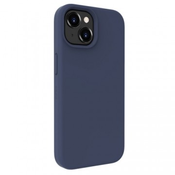 Evelatus Premium Magsafe Мягкого прикосновения силиконовый чехол-крышка Apple iPhone 15 Полноч Синий
