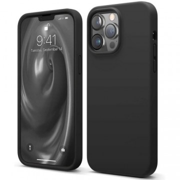 Evelatus Premium Magsafe Mīksta pieskāriena silikona maks - vāciņš priekš iPhone 12 Pro Melna