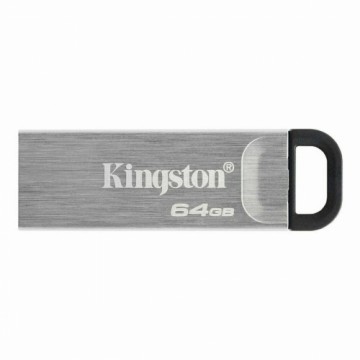 USВ-флешь память Kingston DTKN/64GB Чёрный Серебристый 64 Гб