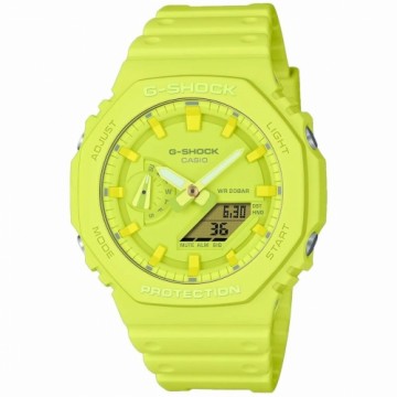 Часы унисекс Casio G-Shock GA-2100-9A9ER Жёлтый (Ø 44,5 mm)