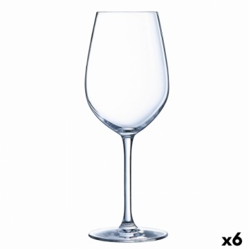 Bigbuy Sommelier Vīna glāze Evoque Caurspīdīgs 470 ml (6 gb.)