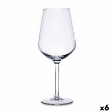 Bigbuy Sommelier Vīna glāze Esla Caurspīdīgs 520 ml (6 gb.)
