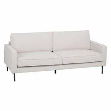 Bigbuy Home Trīsvietīgs dīvāns 213 x 87 x 90 cm Balts Metāls