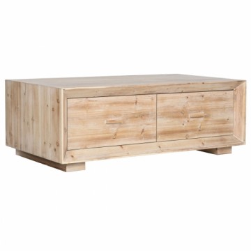 Кофейный столик Home ESPRIT Натуральный древесина ели Деревянный MDF 130 x 70 x 46 cm