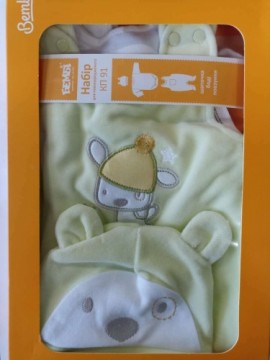 Bembi Velour Art.KP91-600  Детский комплектик из 3 частей 100% хлопок купить по выгодной цене в BabyStore.lv