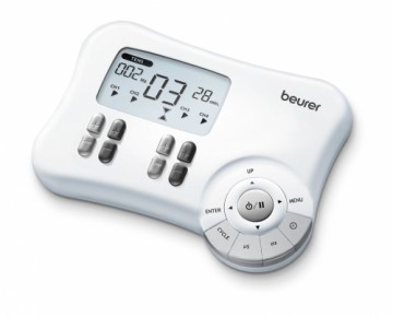 Beurer EM 80 electronic muscle stimulator Electrodes unit 4 channels White