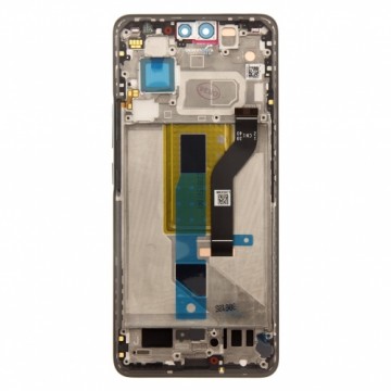 LCD Display + Touch Unit + Front Cover for Xiaomi 13 Lite Black (Service Pack)