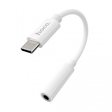 Adapter HOCO USB Type-C (M) - AUX 3.5mm (F)