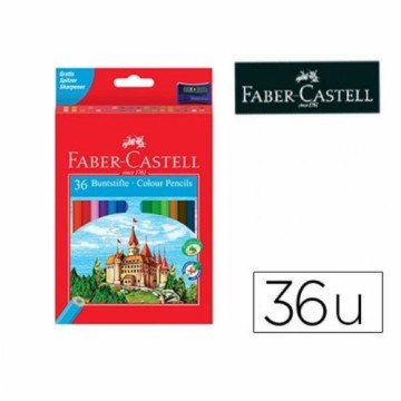 Цветные карандаши Faber-Castell Castle Разноцветный 36 Предметы