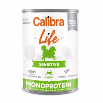 CALIBRA LIFE Sensitive rabbit - wet dog food - 0.4kg