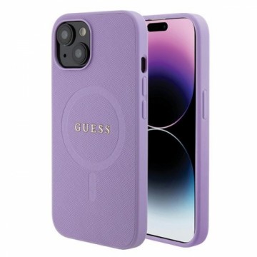 Guess GUHMP15MPSAHMCU iPhone 15 Plus 6.7" fioletowy|purple hardcase Saffiano MagSafe
