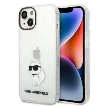 Karl Lagerfeld IML Choupette NFT Case for iPhone 14 Plus Transparent