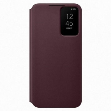 EF-ZS906CEE Samsung Clear View Cover for Galaxy S22+ Burgundy