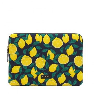 Casyx | Fits up to size 13 ”/14 " | Casyx for MacBook | SLVS-000002 | Sleeve | Midnight Lemons | Waterproof