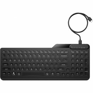 Клавиатура и мышь HP 405 Чёрный Qwerty US