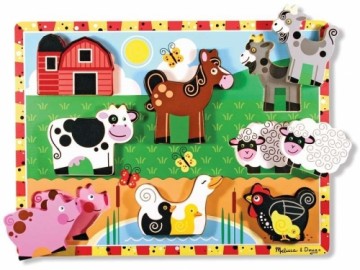 Melissa And Doug Melissa&Doug Puzzles Farm Art.13723 Koka puzle mazuļiem