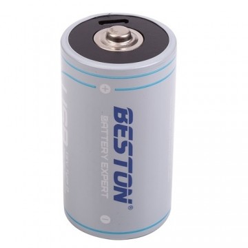 Beston Rechargeable D Size Battery with USB-C Port, 1.5V, 4000mAh, Li-Ion