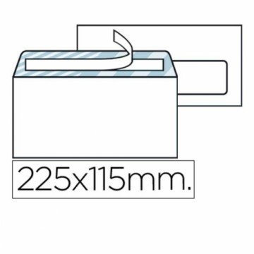 конверты Liderpapel SB07 Белый бумага 115 x 225 mm (500 штук)