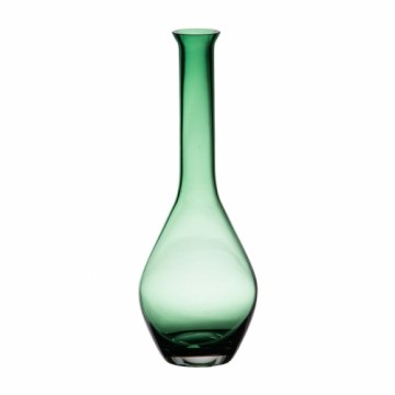 Bigbuy Home Vāze Zaļš Stikls 10 x 10 x 27,5 cm