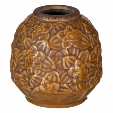 Bigbuy Home Vāze Brūns Keramika 16,5 x 16,5 x 16 cm