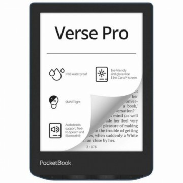 Elektroniskā Grāmata PocketBook Verse Pro PB634-A-WW Melns 16 GB