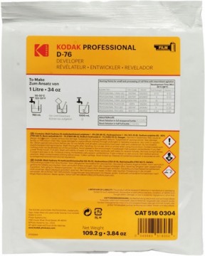 Kodak film developer D-76 1L (powder)