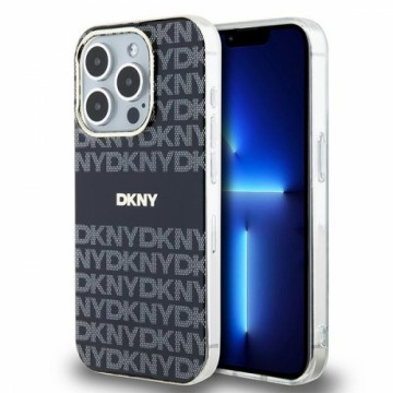 DKNY DKHMP14LHRHSEK iPhone 14 Pro 6.1" czarny|black hardcase IML Mono & Stripe MagSafe