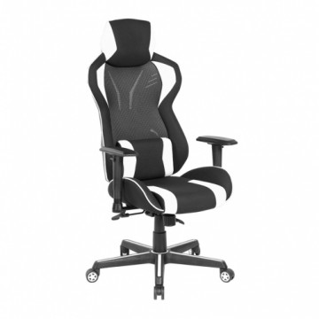 Геймерское кресло МАСТЕР-2 черный/белый