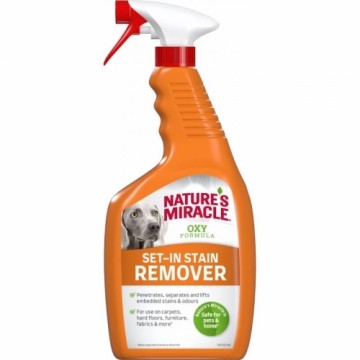 NATURE'S MIRACLE Set-in OXY Stain Remover Dog - Spray for cleaning and removing dirt  - 709 ml