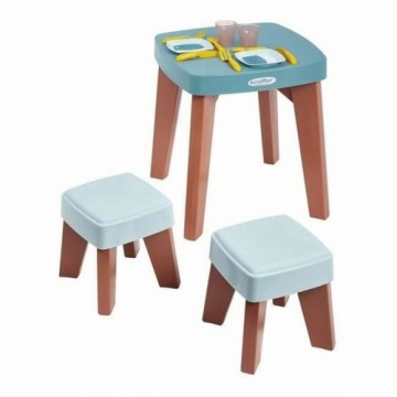 Galds un 2 krēsli Ecoiffier Plastmasa Daudzkrāsains (13 Daudzums)