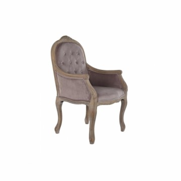 ēdamistabas krēsls DKD Home Decor Rozā Dabisks 62 x 55 x 100 cm 63,5 x 50 x 102 cm