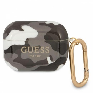 Guess GUAPUCAMG AirPods Pro cover czarny|black Camo Collection