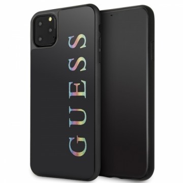 Guess GUHCN65LGMLBK iPhone 11 Pro Max czarny|black hard case Glitter Logo