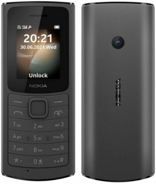 Nokia 105 DS Black (EN, FR, PT, IT, DE, RO) EU