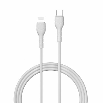 Devia cable Kintone EC150 USB-C - Lightning 1,0 m 27W 3A white set 30 pcs