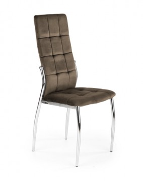 Halmar K416 chair, brown velvet